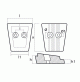 Plate For Engine Volvo Penta DPS-A; DPS-B; FWD - original part number: 3888816 - 00737AL - Tecnoseal